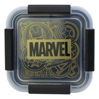 Juodos spalvos iš plastiko vaikiška pietų dėžutė Marvel – STOR