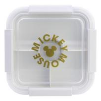 Baltos spalvos iš plastiko vaikiška pietų dėžutė Mickey Mouse – STOR