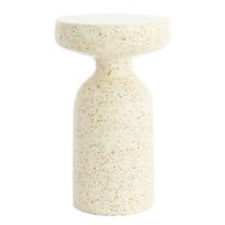 Iš terrazo cemento apvalios formos šoninis stalas ø 32 cm Moravit – Light & Living