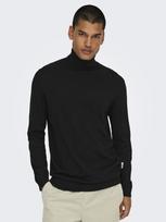 ONLY&SONS Vyriškas megztinis, ONSLOUI REG 12 MEL ROLL KNIT NOOS