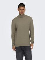 ONLY&SONS Vyriškas megztinis, ONSLOUI REG 12 MEL ROLL KNIT NOOS