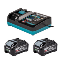 Akumuliatorių ir įkroviklio komplektas MAKITA 40V MAX XGT BL4040F, 2x4,0 Ah