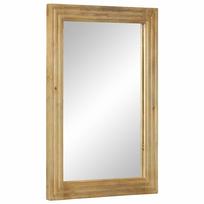 vidaXL Vonios veidrodis Rudas 50x70x3 cm Masyvo medžio Mango
