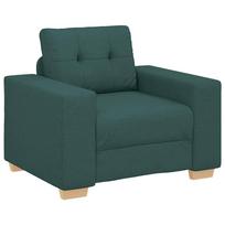 vidaXL Sofa-kėdė, tamsiai žalia, 100x78x80cm, audinys