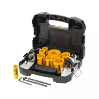 DeWalt 13 dalių skylamušių rinkinys (20-64mm)