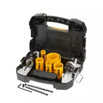 DeWalt 10 dalių skylamušių rinkinys (16-51mm)