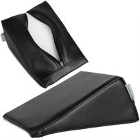 Pleišto formos masažo pagalvėlė Habys Vinyl Flex 20×15×10 cm, juoda