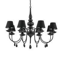 Pakabinamas šviestuvas Ideal Lux Suspended lamp with 8 lights BLANCHE, E14, baltas