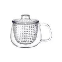 Secret De Gourmet KINTO - UNITEA Unimug - Puodelis su arbatos sieteliu 350ml Skaidrus