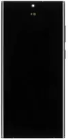 LCD ekranas + jutiklinis blokas + priekinis dangtelis „Samsung S908B Galaxy S22 Ultra Žalias“ (pakeitimų paketas)
