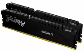 RAM Kingston Atmintis ddr5 fury beast juodas 16gb (2* 8gb) / 6000 cl36 expo