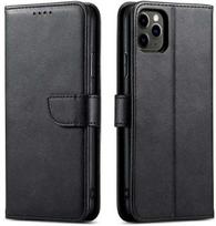 Marv Wallet dėklas Moto G54 5G juodos spalvos knygutės tipo dėklas