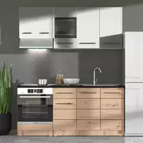 Homestyle4U Virtuvės spintelė, 180x200x60 cm, balta