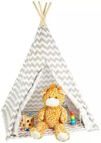 Relaxdays Vaikiška žaidimų palapinė teepee