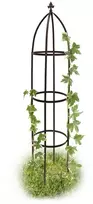 Relaxdays Laipiojimo augalų obeliskas Metal rudas 190 cm