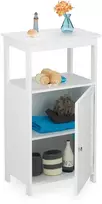 Relaxdays Pastatoma balta vonios spintelė