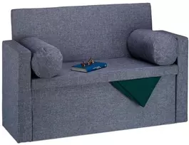 Relaxdays Daiktadėžė su atlošu ir pagalvėlėmis