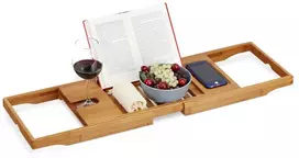 Relaxdays Bambukinis vonios padėklas