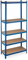 Relaxdays Itin tvirtas lentynų stelažas 220 cm mėlynas