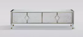 Komoda, 200 x 55 x 40 cm, Stilig, balta