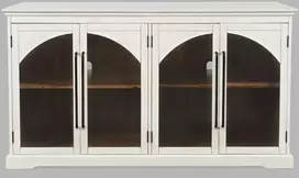 Komoda su durimis Avola, 165 x 91,5 x 43 cm, balta