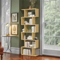 Songmics Knygų lentyna iš medžio drožlių plokštės, 24x70x190,5 cm