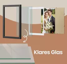 SONGMICS A4 nuotraukų rėmelis kelioms nuotraukoms, juodas kaip uosis