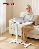 Vasagle Reguliuojamo aukščio stalas 70x40x-65-102cm