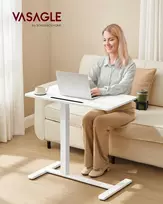 Vasagle Reguliuojamo aukščio stalas 80x45x65-102cm