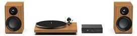 „Pro-Ject Colorful Audio System E“ – universali Hi-Fi sistema su patefonu – riešuto spalvos