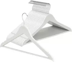 Songmics Mediniės drabužių pakabos 42,9x21 cm, 30 vnt.