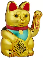 Relaxdays XXL Maneki Neko mojuojanti katė