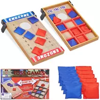 Relaxdays 2 viename Cornhole ir Kryžiukų ir nuliukų žaidimas