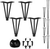Lova Relaxdays Segtuko formos kojelės su 3 skersiniais, 4 vnt. rinkinys