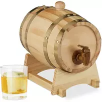 Relaxdays Medinė statinė 1,25 L
