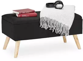 Relaxdays Minkštasuolis su daiktadėže