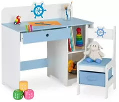 Relaxdays Vaikiškas stalas ir kėdė
