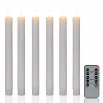 Relaxdays 6 LED kūginių žvakių rinkinys su laikmačiu