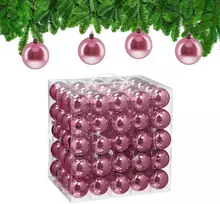 Relaxdays 100 blizgių kalėdinių burbulų rinkinys