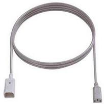 Maitinimo laidas Bachmann BACHMANN Prailgintuvas IEC H05VV-F 3G1.0mm², C14 / C13, pilka, 3 m