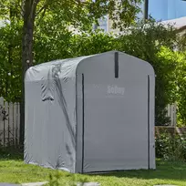 Sodo namelis, SoBuy KLS11-DG, 120x176x163 cm, Pilkas
