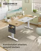 Songmics Elektrinis aukščio reguliuojamas stalas 180 x 80 cm