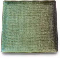Bazaar Lėkštė, The Lagoon Square Plate, 25x25x2.5 cm, mėlyna, keramika