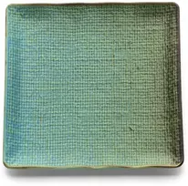 Bazaar Lėkštė, The Lagoon Square Plate, 20x20x2.5 cm, mėlyna, keramika
