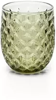 Bazaar Vandens stiklinė, The Starbeam, 8.5x8.5x10 cm, žalia, perdirbtas stiklas