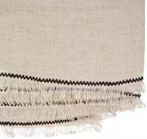 Bazaar Staltiesė 150x250 cm juoda linas