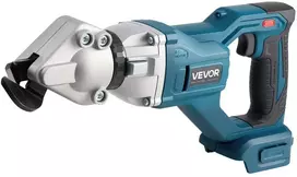 VEVOR Akumuliatorinės metalo žirklės su 360 laipsnių besisukančia galvute, dviejų ašmenų lakštinio metalo pjoviklis, 25000 RPM, pjauna cinkuotą ir nerūdijantį plieną, elektrinis skardos kirpimo įrankis