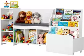 Lova VEVOR Medinė vaikų skaitymo ir žaislų dėžė
