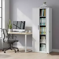 Songmics Metalinė spinta 40,2 × 60,1 × 180 cm