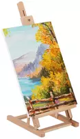 Relaxdays Stalo molbertas iš buko medienos